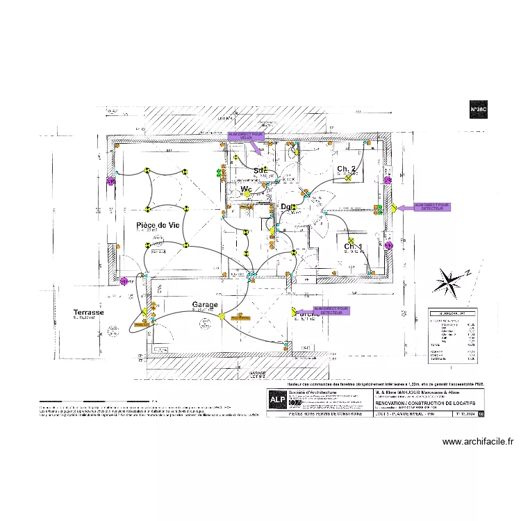 MAHJOUB 38C ELEC. Plan de 