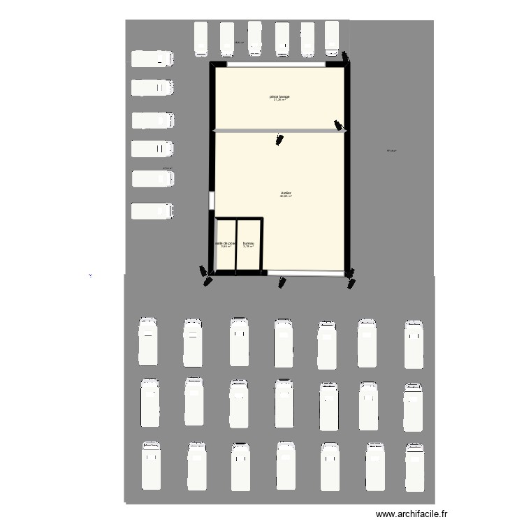 camertas. Plan de 0 pièce et 0 m2