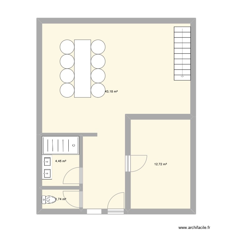 d&eacute;pendance. Plan de 0 pièce et 0 m2