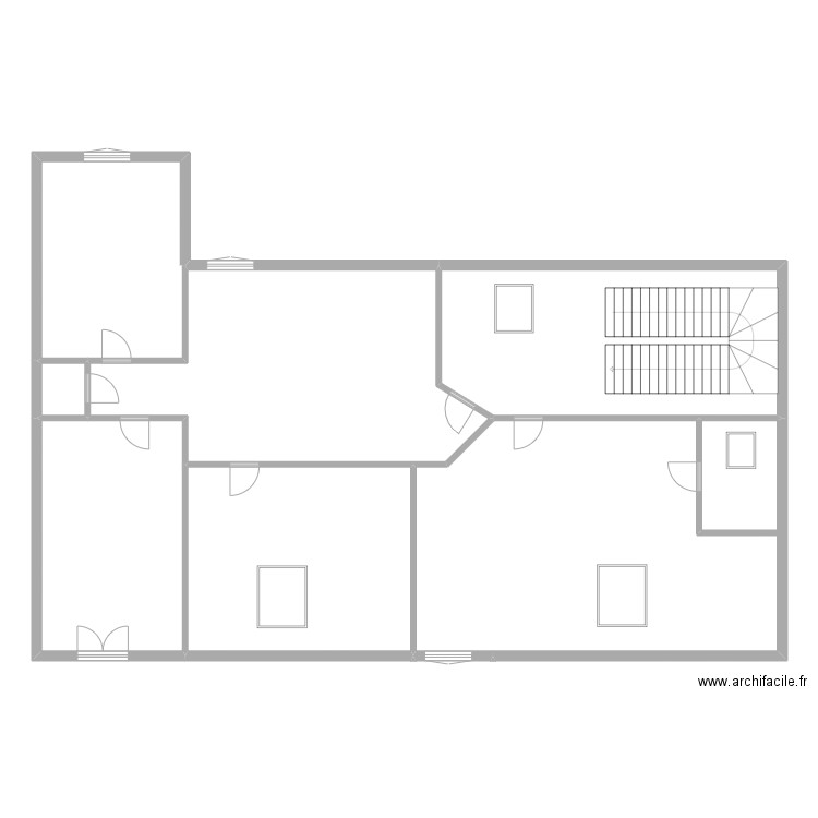 ROUCHET R+2. Plan de 7 pièces et 220 m2