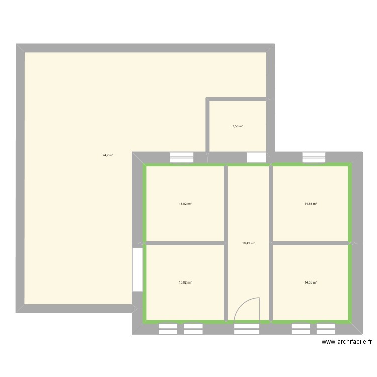 plouzevede1. Plan de 10 pièces et 394 m2