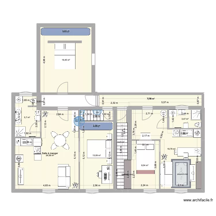 VENDOME - R+1. Plan de 12 et 106 m² VENDOME - R+1. Plan de 12 et 106 m²