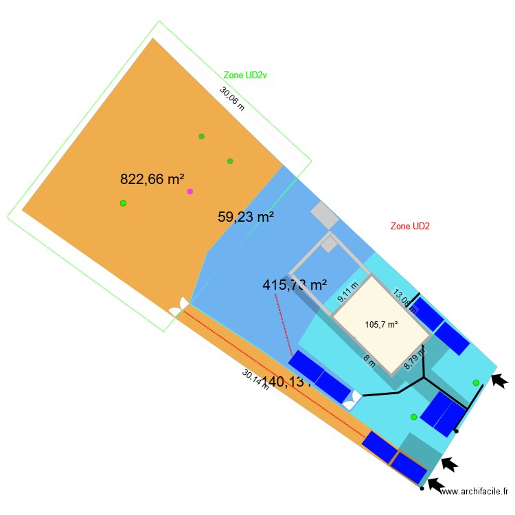 Plan Sete 30.06.25 V2. Plan de 1 pièce et 106 m2