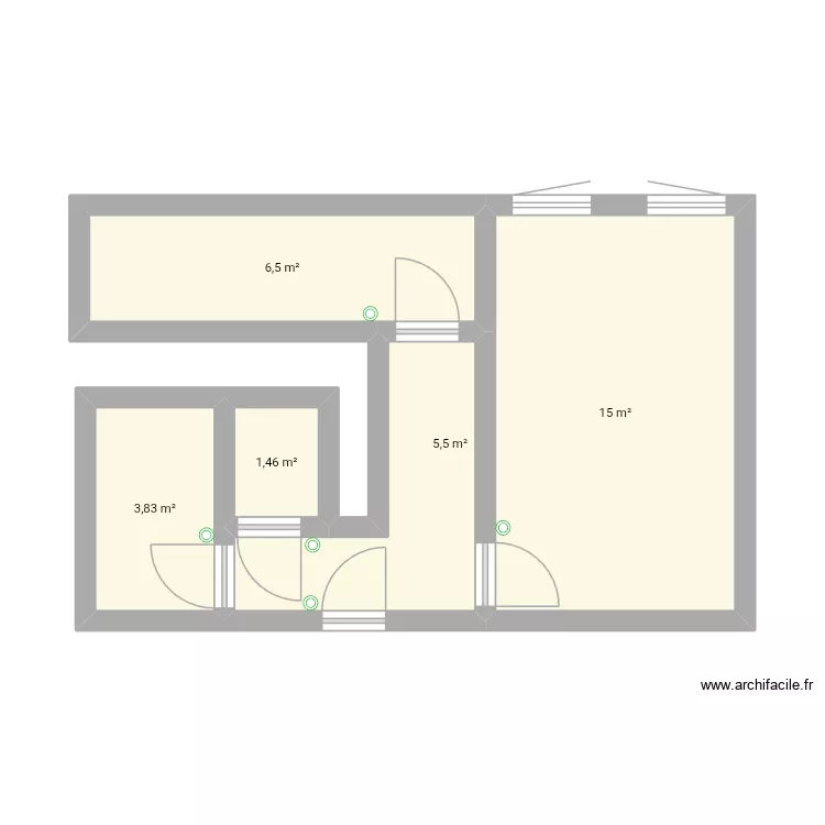 Ernest-Bloch. Plan de 5 Pièces et 32 m² Ernest-Bloch. Plan de 5 Pièces et 32 m²