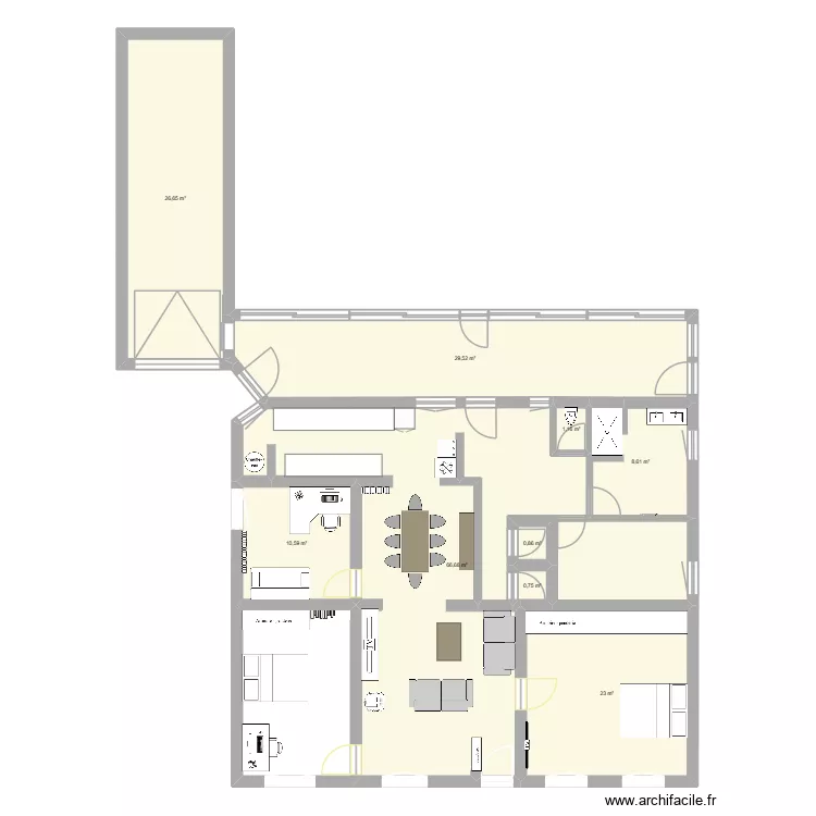 sab2V. Plan de 9 et 168 m² sab2V. Plan de 9 et 168 m²
