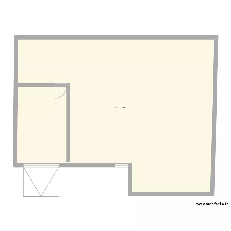 les roses. Plan de 1 et 122 m² les roses. Plan de 1 et 122 m²
