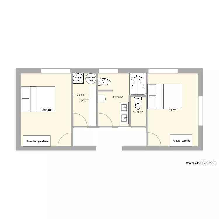 Simeyrols. Plan de 5 et 33 m² Simeyrols. Plan de 5 et 33 m²