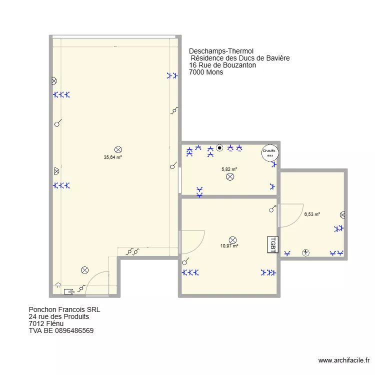 Deschamps Mons. Plan de 