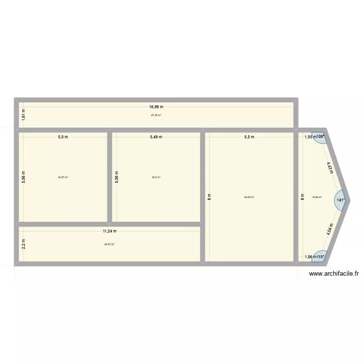 SASSI. Plan de 6 et 175 m² SASSI. Plan de 6 et 175 m²