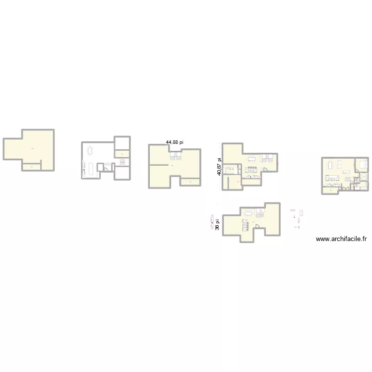 test ste. Plan de 12  et 341 m²