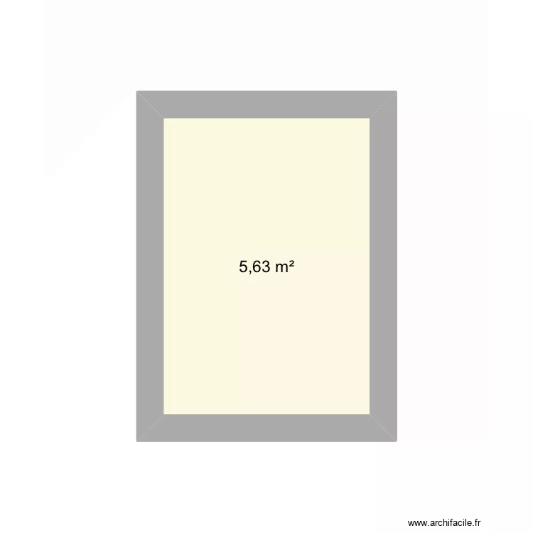 Cuisine maisonnette mer. Plan de 