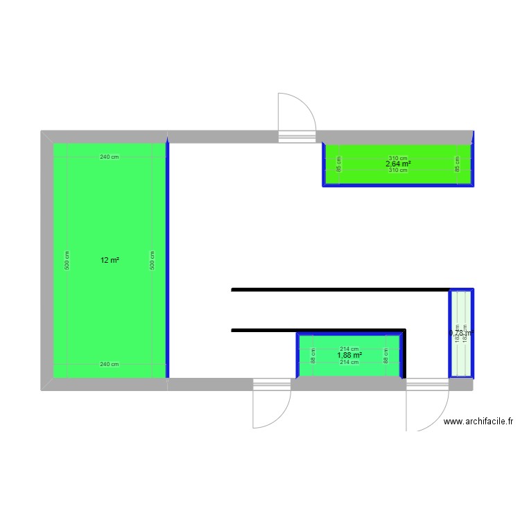 cour. Plan de 0 pièce et 0 m2