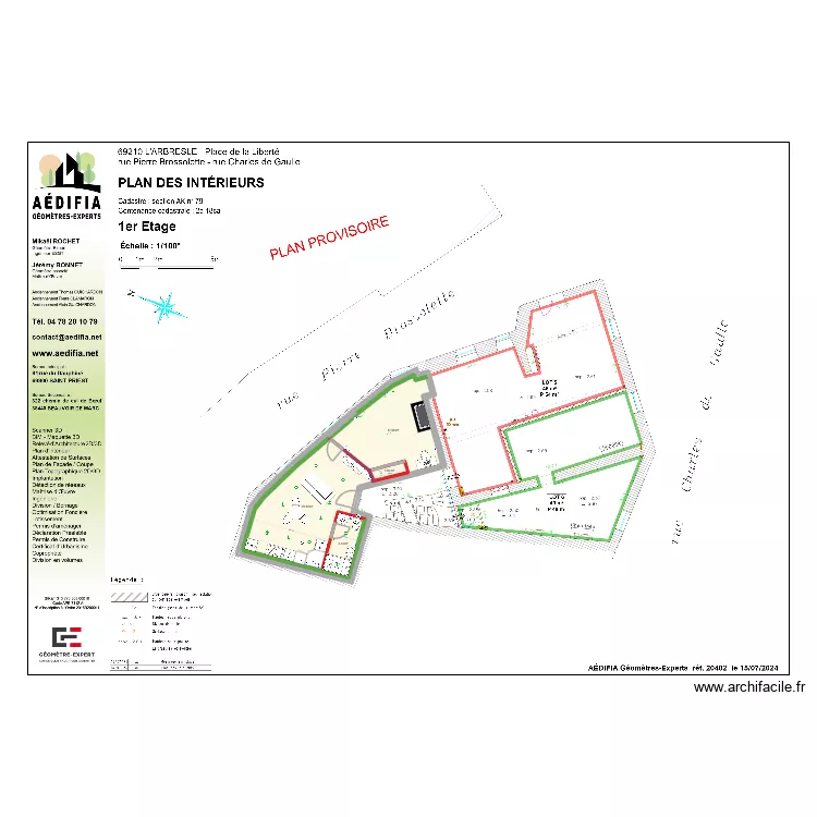 arbresle. Plan de 4 et 49 m² arbresle. Plan de 4 et 49 m²