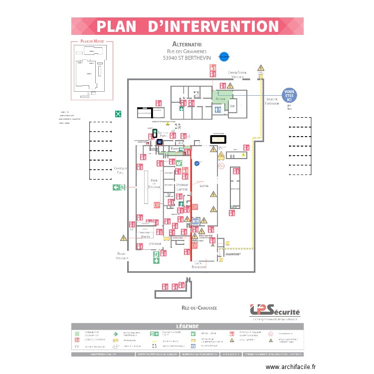 ALTERNATRI 53. Plan de 3 pièces et 6 m2