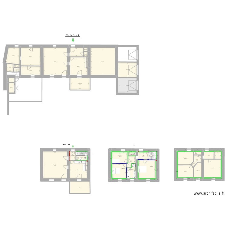 SILENES. Plan de 67 pièces et 418 m2