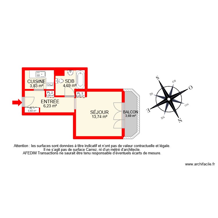 BI 31912. Plan de 0 pièce et 0 m2 BI 31912. Plan de 0 pièce et 0 m2