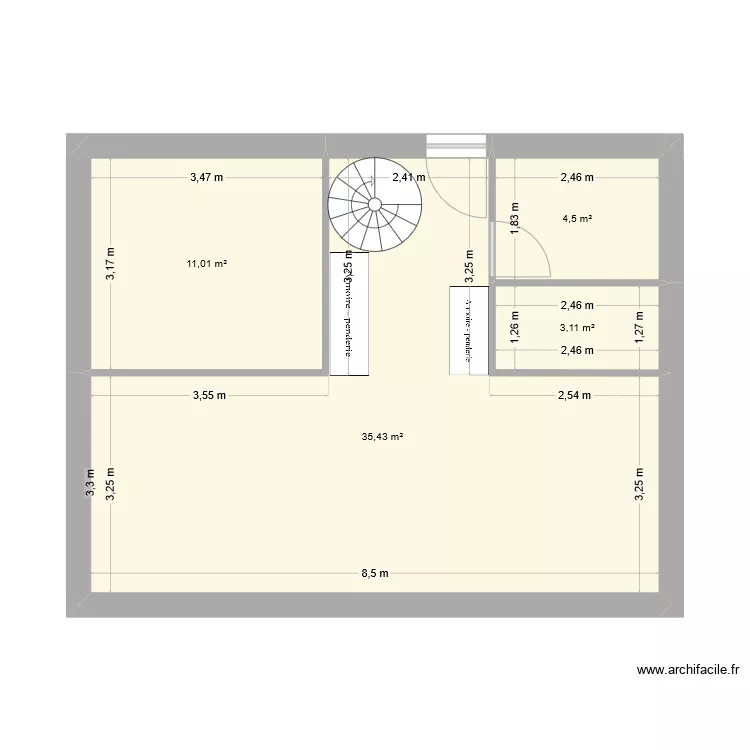 plan_maison_rectangulaire. Plan de plan_maison_rectangulaire. Plan de