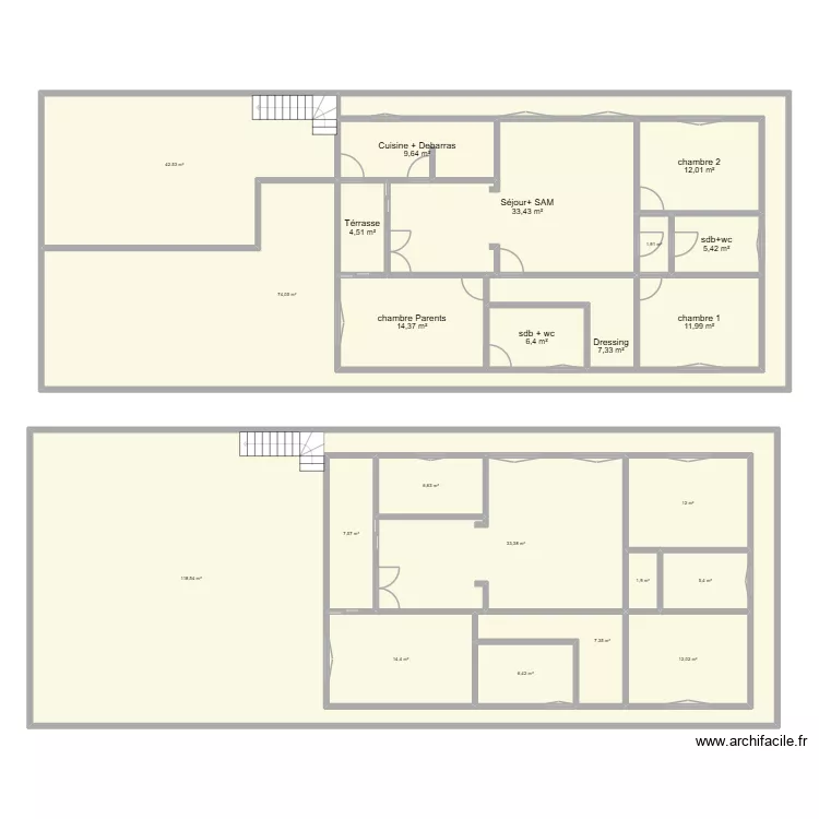 BABEL. Plan de 23  et 570 m²