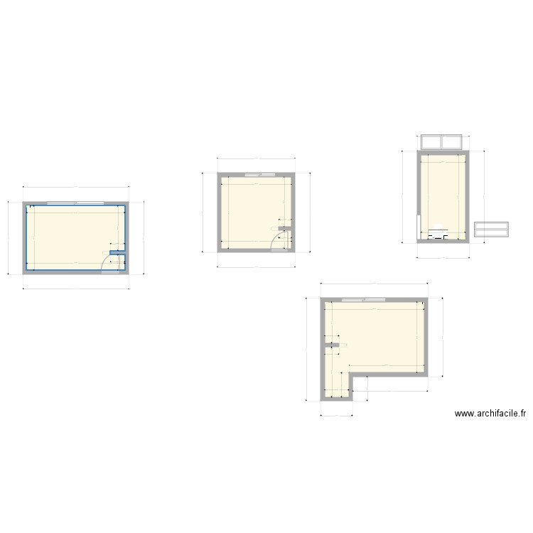 NOUVELLES DIMENSIONS POUR LES PLACARDS. Plan de 0 pièce et 0 m2