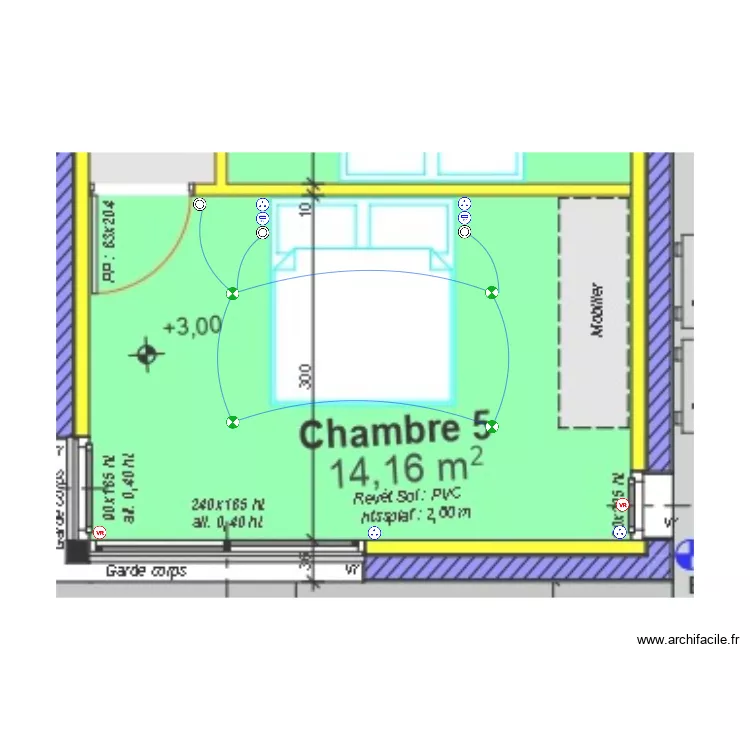 Hubert patrick chambre N°05. Plan de Hubert patrick chambre N°05. Plan de