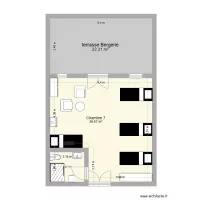 Fleury Maison 1 bergerie rez de chauss&eacute;e projet 01