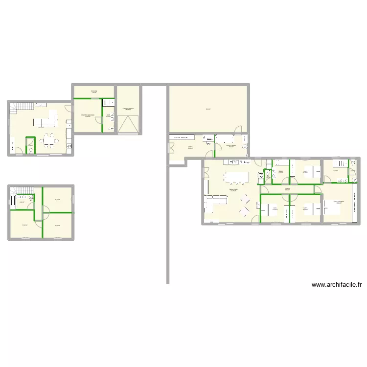 Malves Extension et division. Plan de 