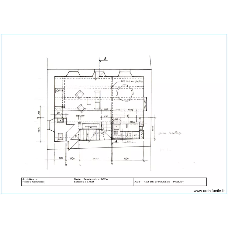 PROJET SIAUGUES. Plan de 