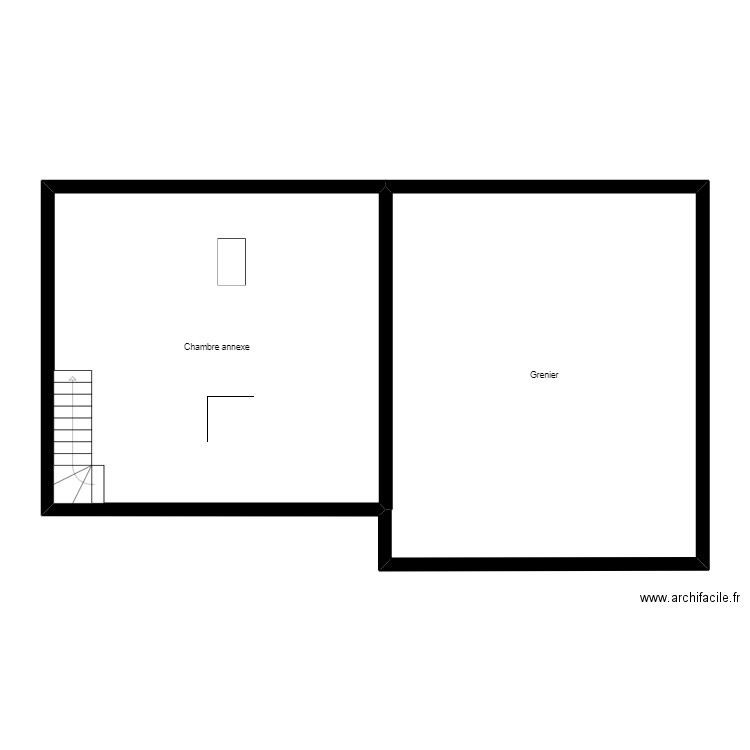 Zimmermann. Plan de 14 pièces et 235 m2