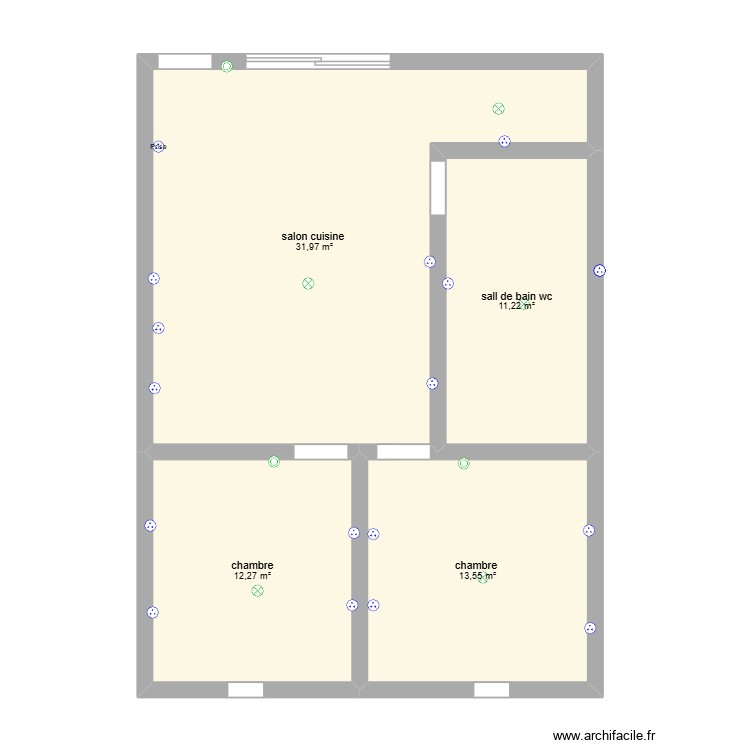 croqui t3. Plan de 0 pièce et 0 m2 croqui t3. Plan de 0 pièce et 0 m2