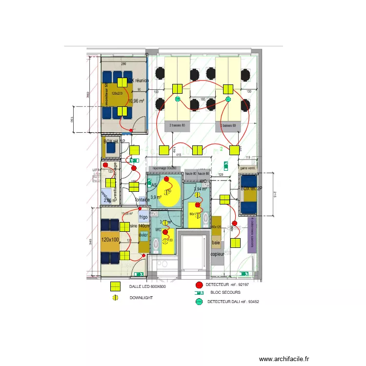 VERITAS ECLAIRAGE. Plan de 