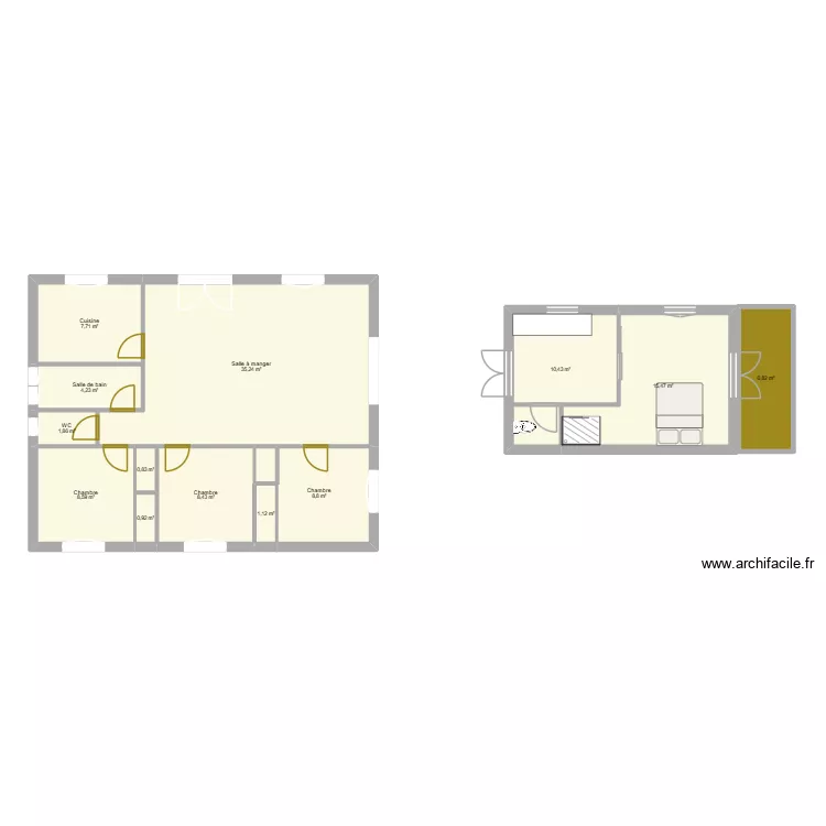 OLERON. Plan de 13 Pièces et 110 m² OLERON. Plan de 13 Pièces et 110 m²