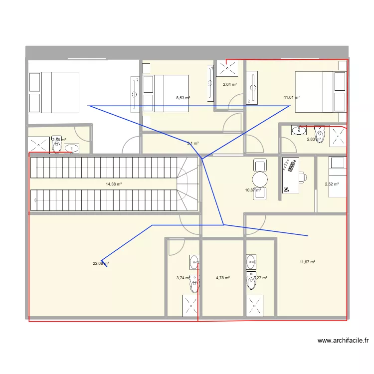 Oliv&eacute;a. Plan de 