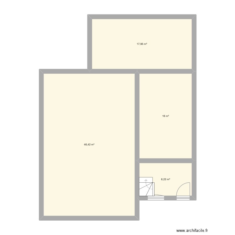 exte. Plan de 5 pièces et 105 m2