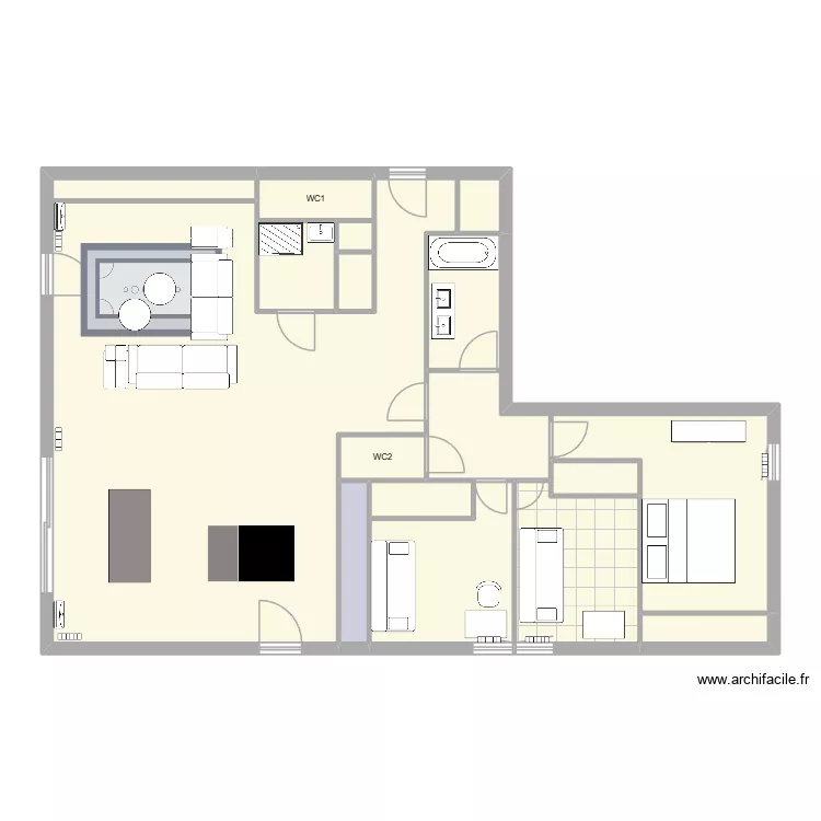 Appart dardilly_2. Plan de Appart dardilly_2. Plan de