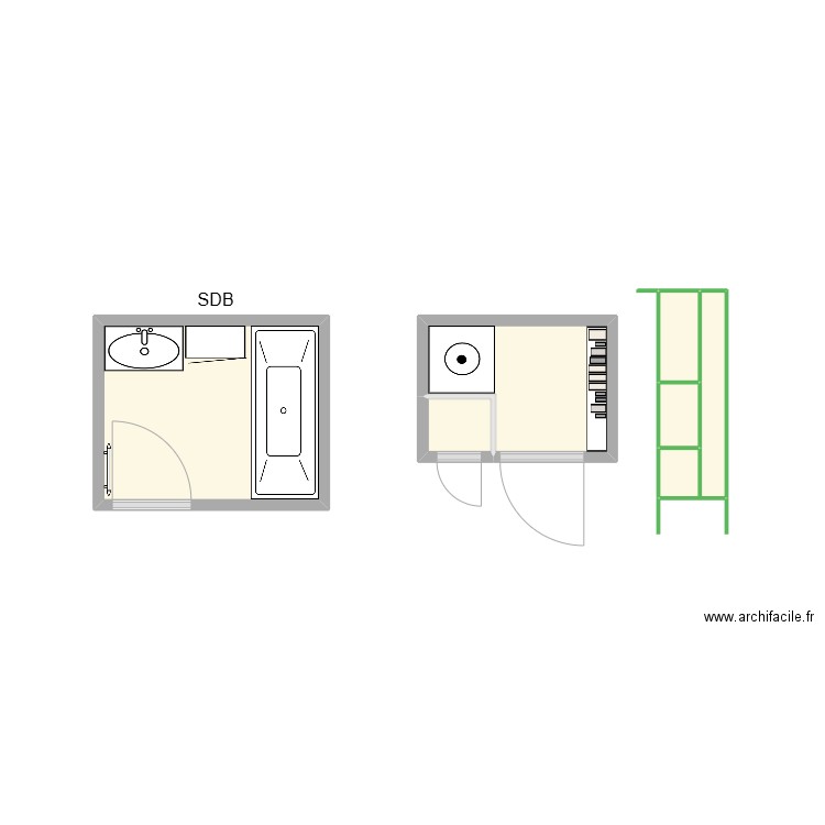 Celia. Plan de 6 pièces et 8 m2