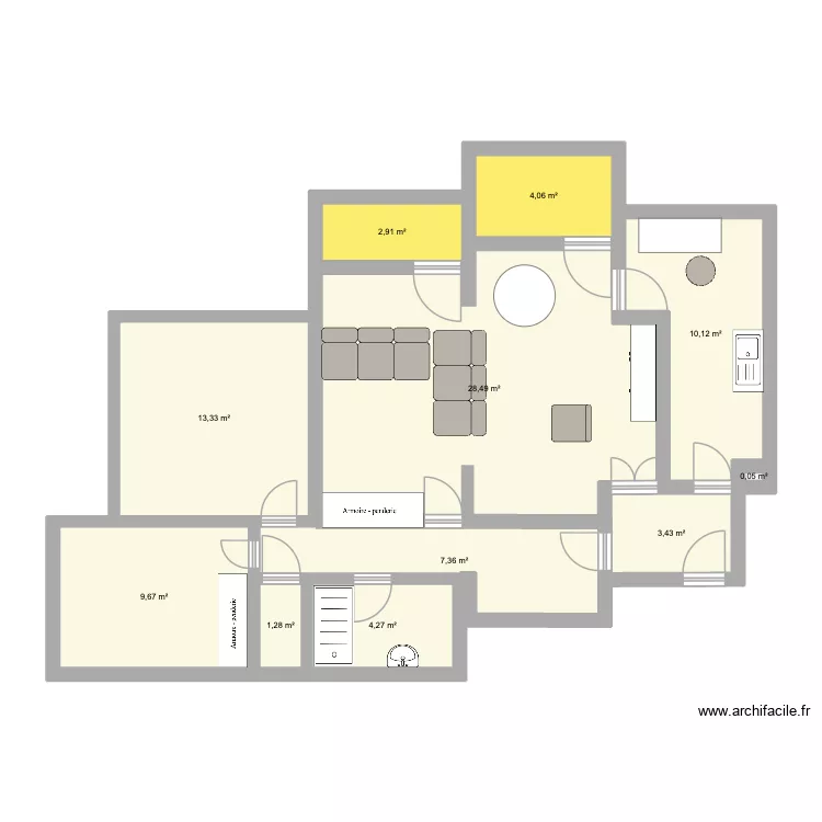 18 9230-V2. Plan de 11 et 85 m² 18 9230-V2. Plan de 11 et 85 m²