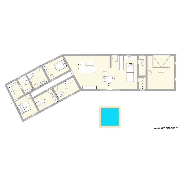 maison 1. Plan de 0 pièce et 0 m2