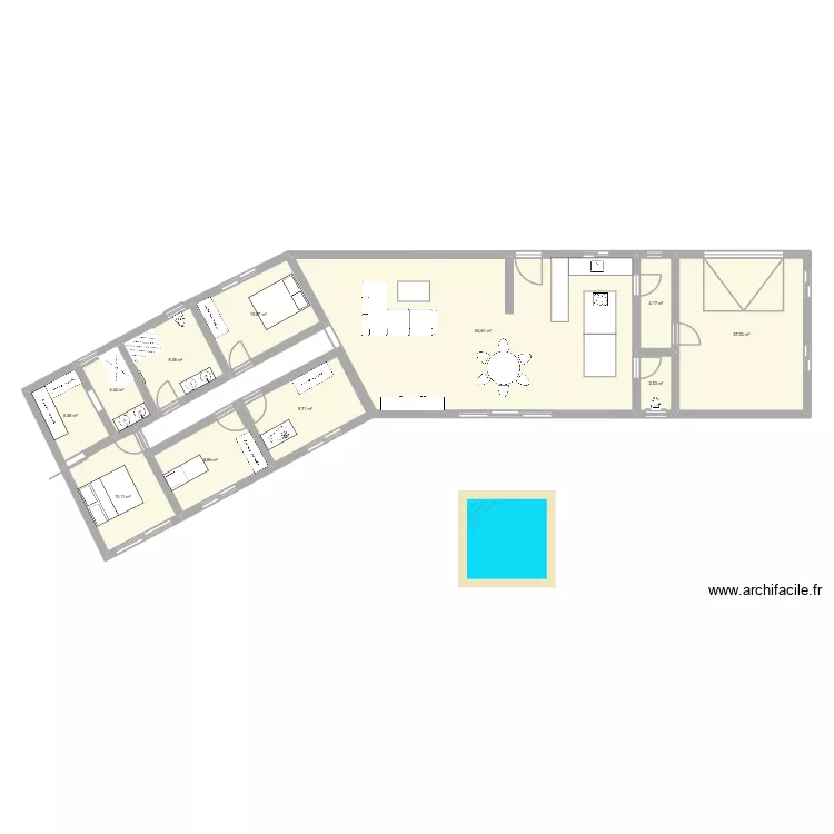 maison 1. Plan de 11 et 155 m² maison 1. Plan de 11 et 155 m²
