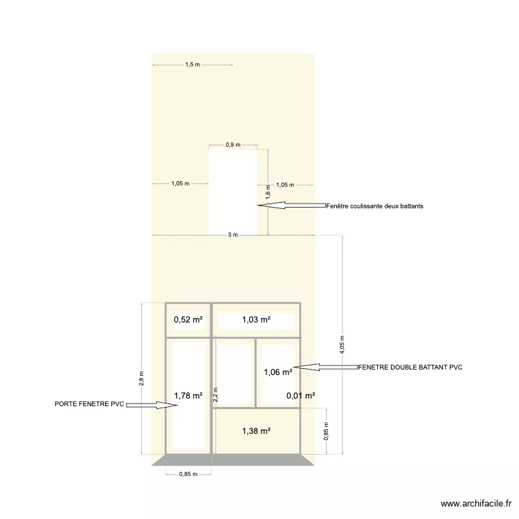 PLAN DE FACADE AVANT CONSTRUCTION. Plan de 8 Pièces et 18 m² PLAN DE FACADE AVANT CONSTRUCTION. Plan de 8 Pièces et 18 m²