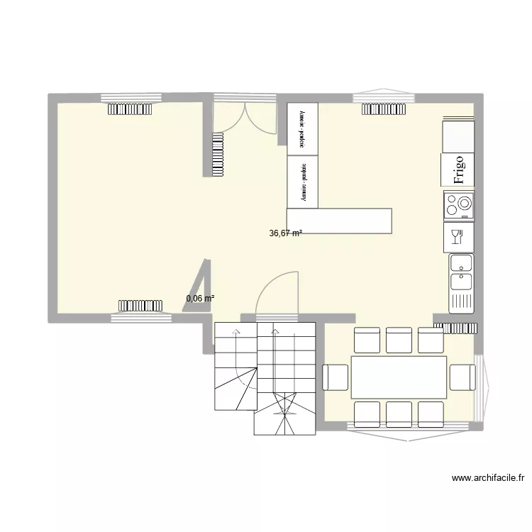 Villas 4. Plan de 2 Pièces et 37 m² Villas 4. Plan de 2 Pièces et 37 m²
