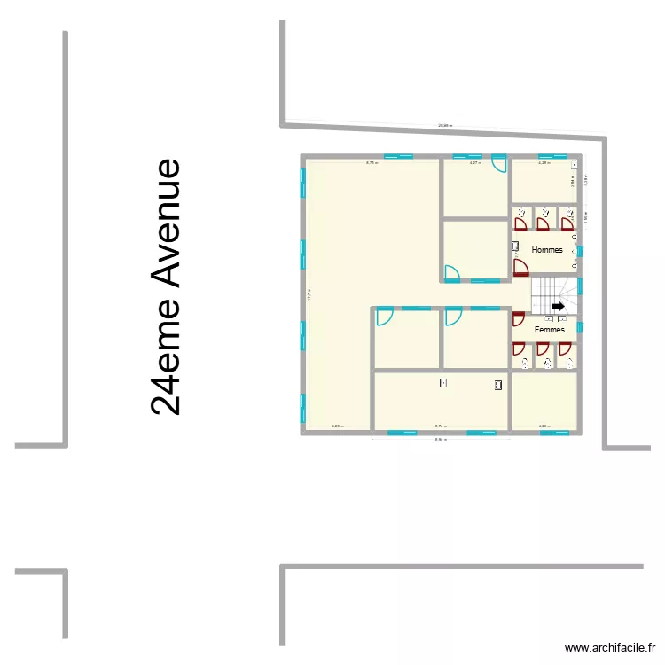 Yannick buyenzi 2eme etage. Plan de 