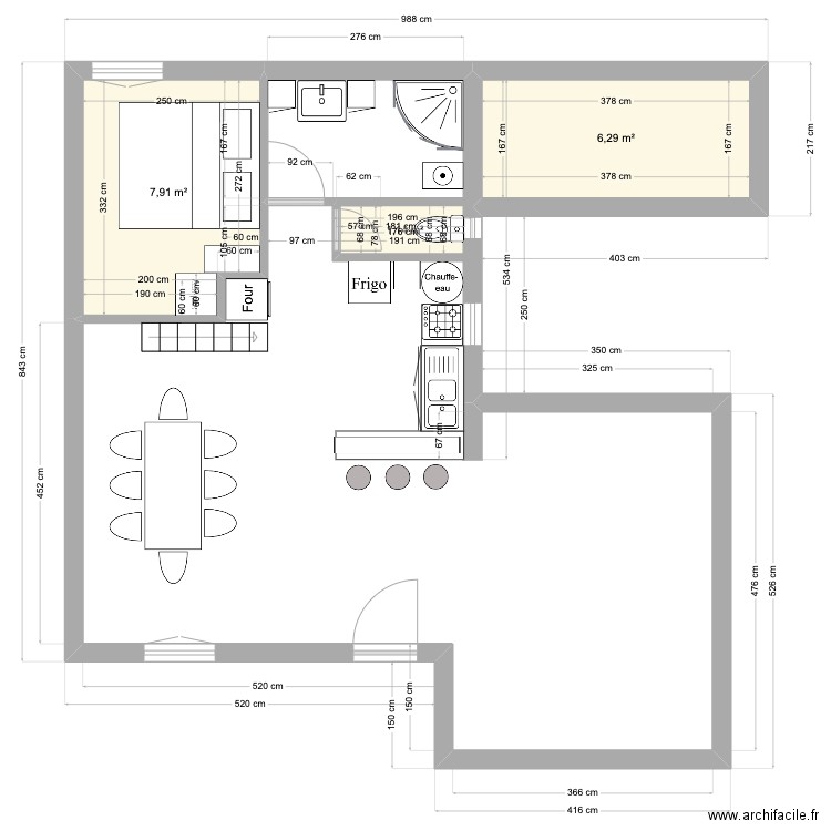 YEU. Plan de 0 pièce et 0 m2