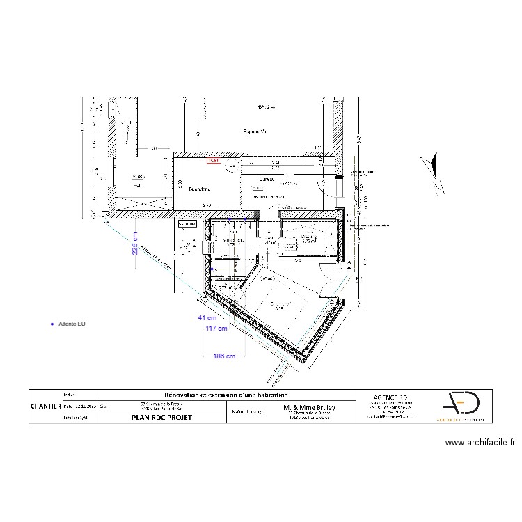 Réservation Bruley. Plan de 0 pièce et 0 m2