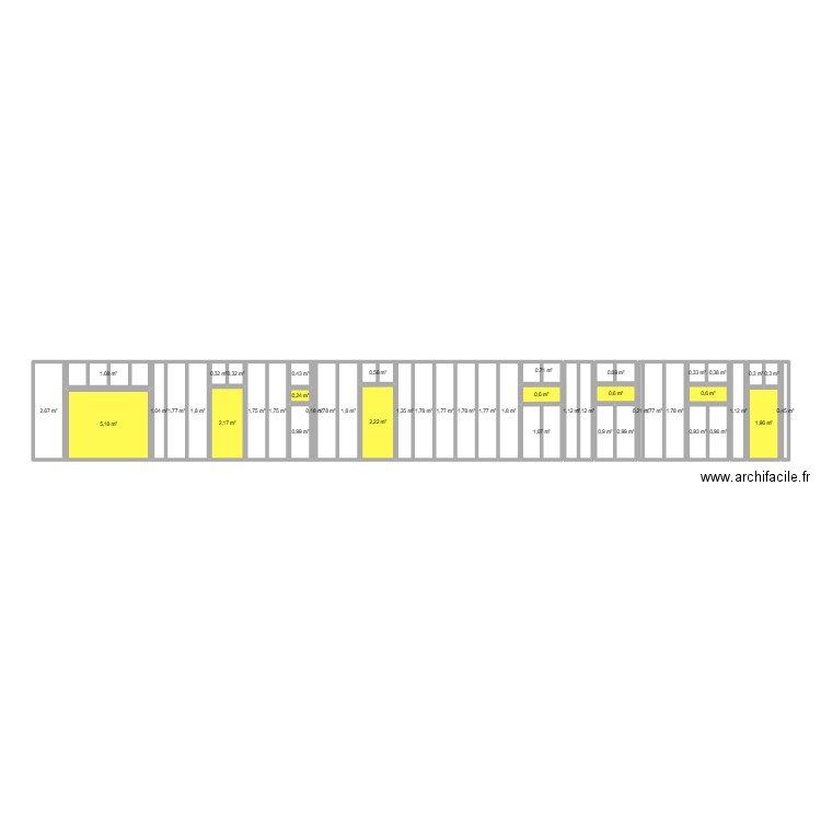 DAVID NADIA 1.6. Plan de 47 pièces et 59 m2