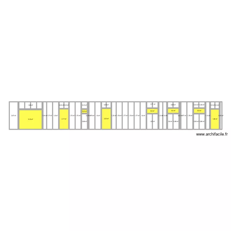 DAVID NADIA 1.6. Plan de 47 pièces et 59 m²