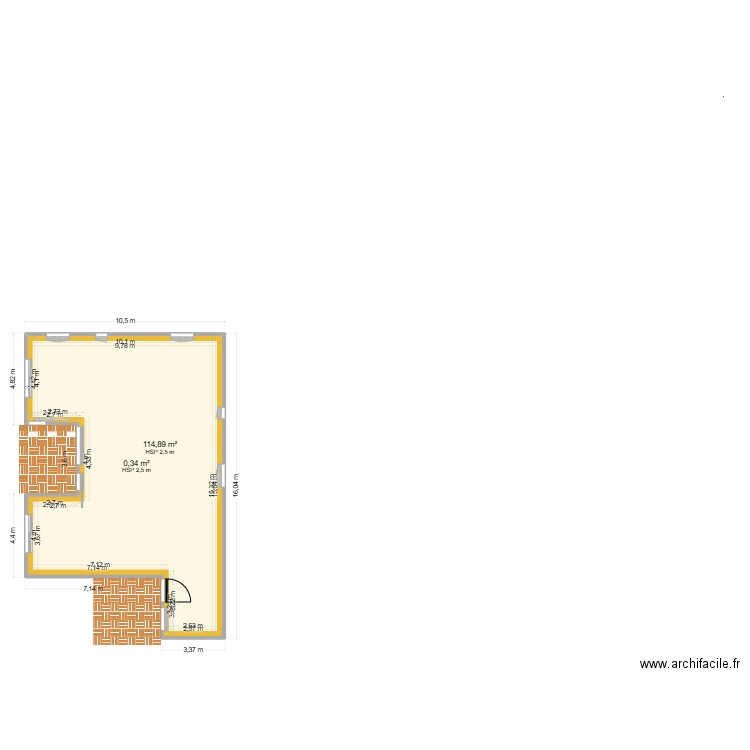 kevin3 SC. Plan de 12 pièces et 361 m2