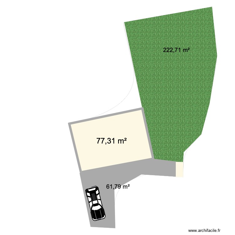 plan de masse. Plan de 0 pièce et 0 m2