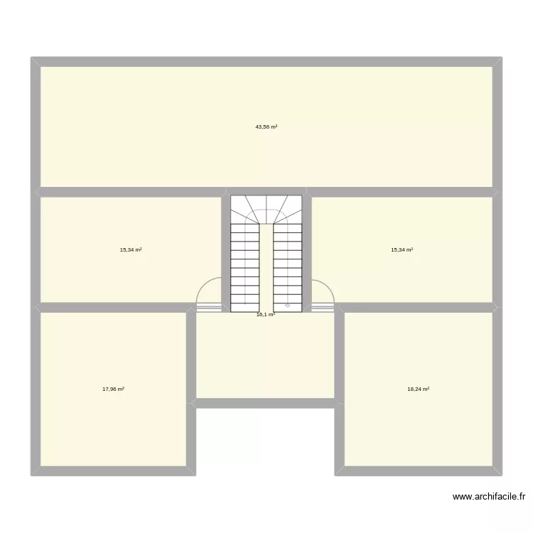 Maison classique. Plan de 6 et 127 m² Maison classique. Plan de 6 et 127 m²