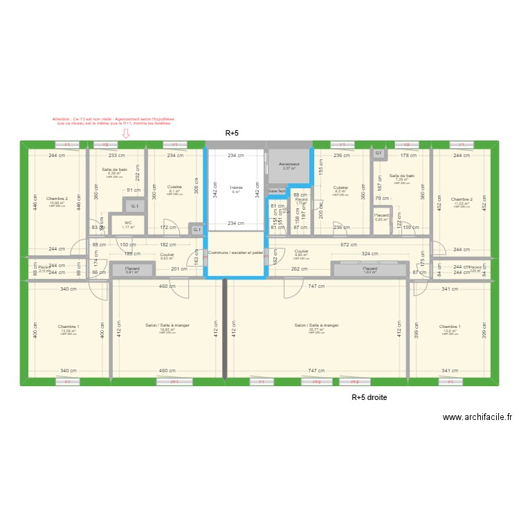 DP9637 3 ok. Plan de 150 pièces et 1069 m2