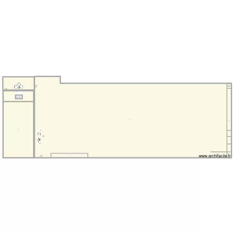 plan magasin. Plan de 6  et 2403 m²